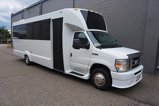 28-pass limo bus