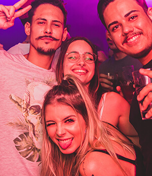 club-hopping