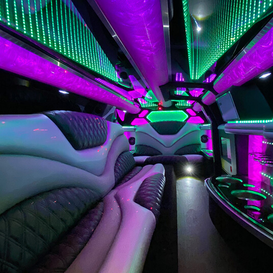 modern limo interior